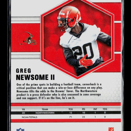2021 Panini Mosaic Greg Newsome II #346 RC Silver
