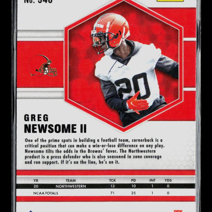 2021 Panini Mosaic Greg Newsome II #346 Disco