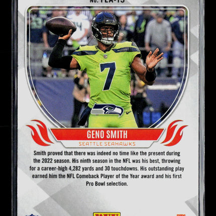 2023 Panini Phoenix Flame Throwers Geno Smith #FLA-13