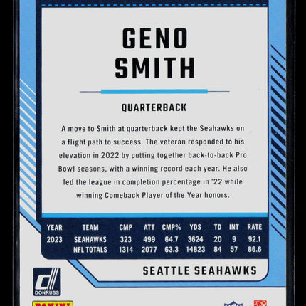 2024 Donruss Football Geno Smith #220 No Name