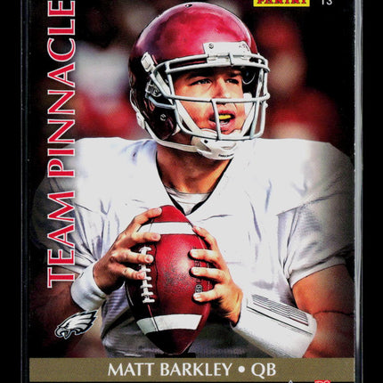 2013 Pinnacle Team Pinnacle Geno Smith Matt Barkley #13 RC