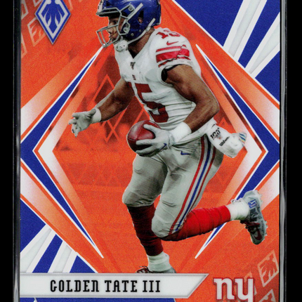 2020 Panini Phoenix Football Golden Tate III #81 31/99 orange