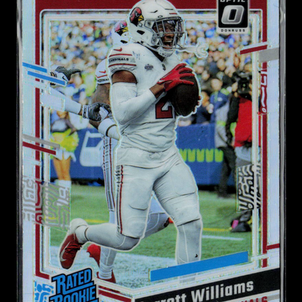 2023 Panini Donruss Optic Garrett Williams #203 Holo