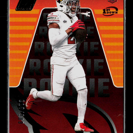 2023 Panini Zenith Garrett Williams #141 1st Down 010/100 RC