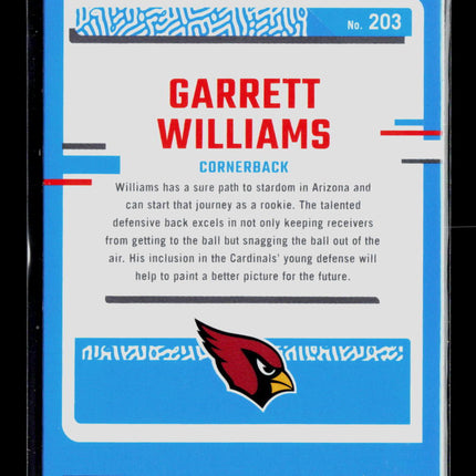 2023 Panini Donruss Optic Garrett Williams #203