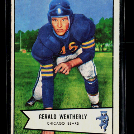 1954 Bowman Gerald Weatherly #47