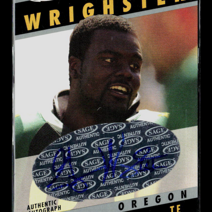 2003 SAGE HIT George Wrighster #A18 Auto