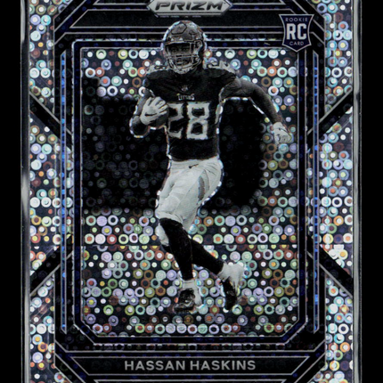 2023 Panini Prizm Football Hassan Haskins #326 Disco RC