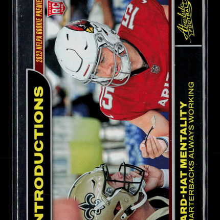 2023 Panini Absolute Football Jake Haener Clayton Tune #11 RC