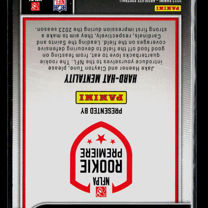 2023 Panini Absolute Football Jake Haener Clayton Tune #11 RC