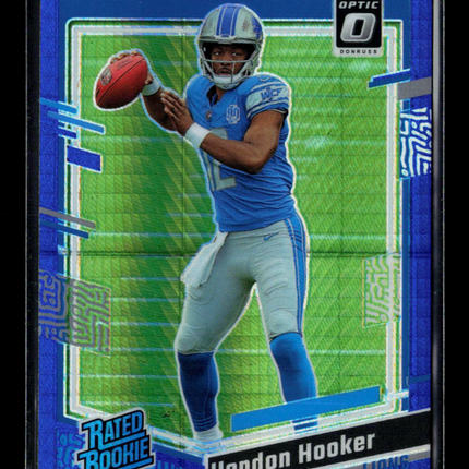 2023 Panini Donruss Optic Hendon Hooker #234 Blue