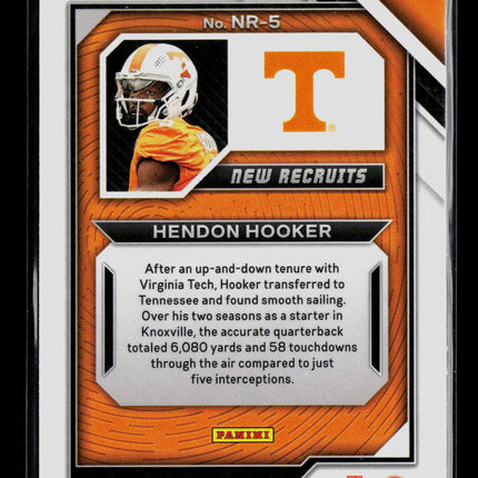 2023 Panini Prizm Draft Picks Hendon Hooker #NR-5 Green