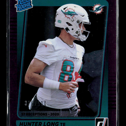 2021 Donruss Hunter Long #301 Purple 326/500