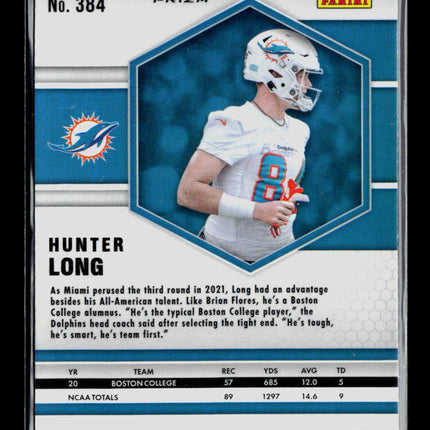 2021 Panini Mosaic Hunter Long #384 Red RC