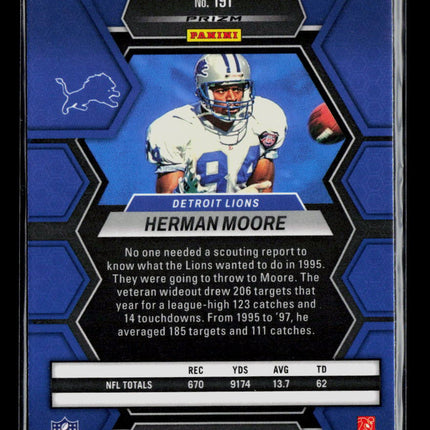 2023 Panini Mosaic Herman Moore #191 Blue