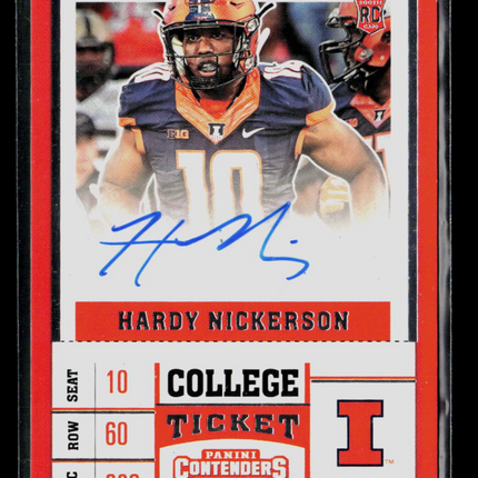 2017 Panini Contenders Draft Hardy Nickerson #283 College Ticket RC Auto
