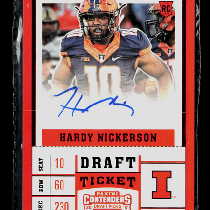 2017 Panini Contenders Draft Picks Hardy Nickerson #283 Ticket RC Auto