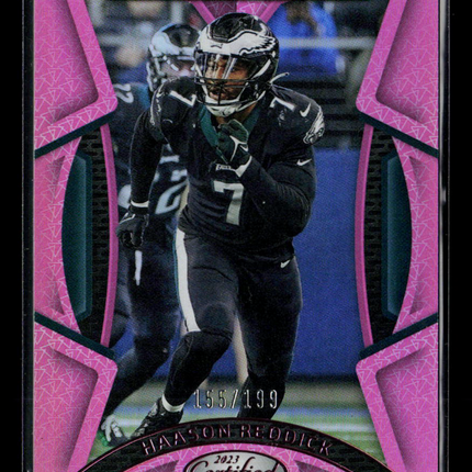 2023 Panini Certified Haason Reddick #69 Pink 155/199