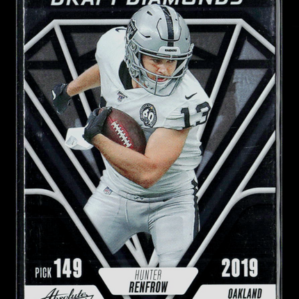2023 Panini Absolute Draft Diamonds Hunter Renfrow #DD-4