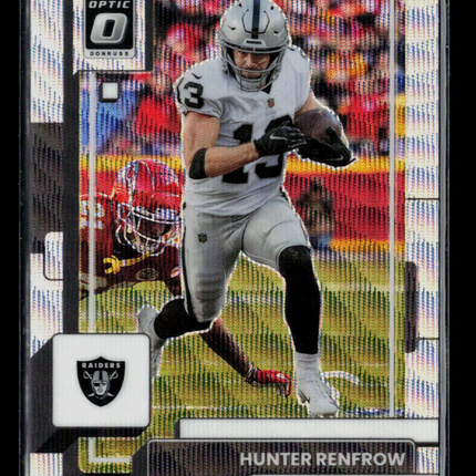 2023 Panini Donruss Optic Football Hunter Renfrow #104 Holo 244/300