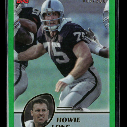 2024 Topps Composite Howie Long #442 Green 003/250