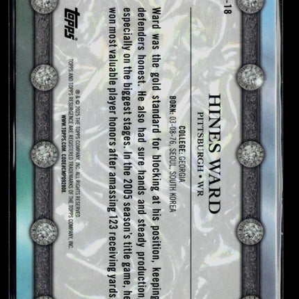 2025 Topps Resurgence Glimmer and Gleam Hines Ward #GG-18 /149