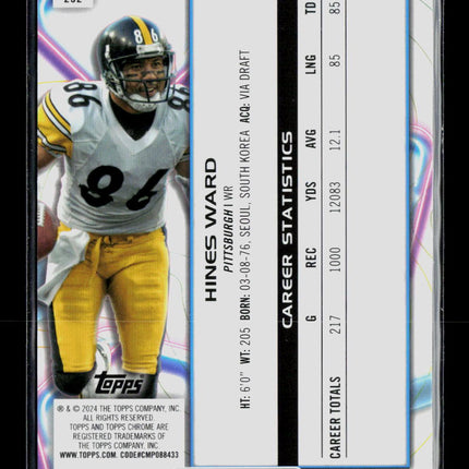 2024 Topps Composite Topps Chrome Hines Ward #292