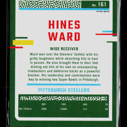 2023 Panini Donruss Optic Football Hines Ward #161 Holo