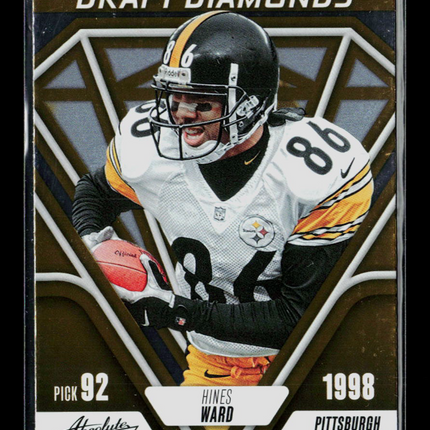 2023 Panini Absolute Football Draft Diamonds Hines Ward #DD-8