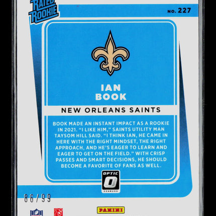 2021 Panini Donruss Optic Ian Book #227 Red 86/99