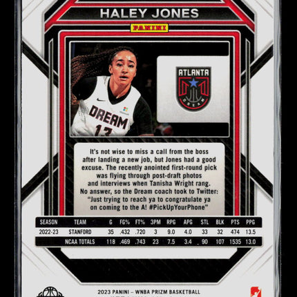2023 Panini Prizm WNBA Haley Jones #138 RC