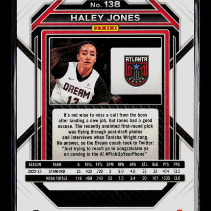 2023 Panini Prizm Haley Jones #138 RC