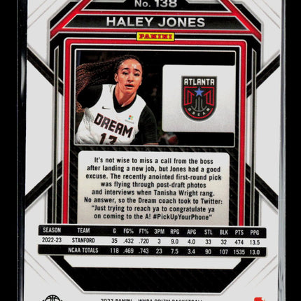 2023 Panini Prizm WNBA Haley Jones #138 RC
