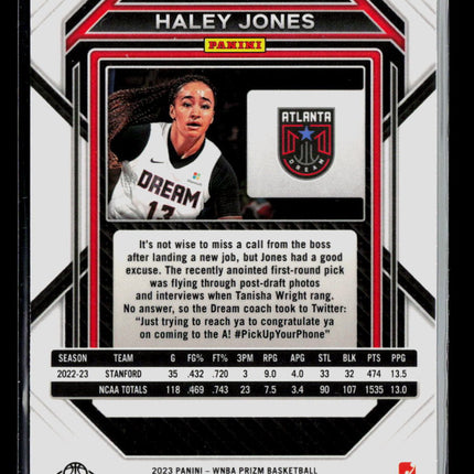 2023 Panini Prizm WNBA Haley Jones #138 RC