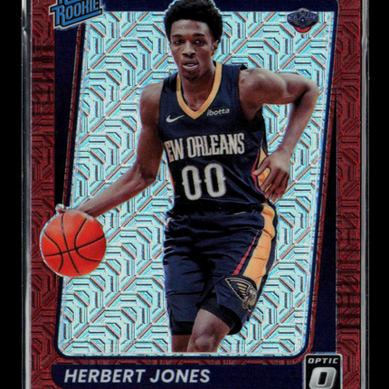2022 Panini Donruss Optic Basketball Herbert Jones #157 Red Mojo