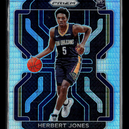2021 Panini Prizm Herbert Jones #329 Blue Ice RC