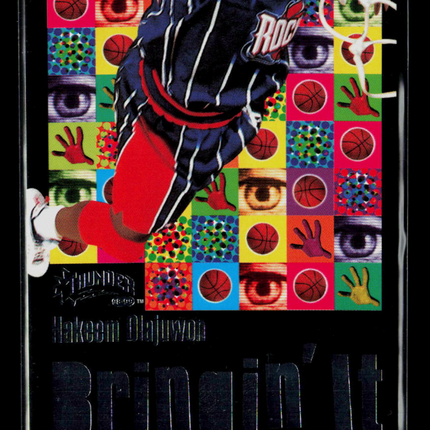 1998 SkyBox Thunder Bringin' It Hakeem Olajuwon #2BI