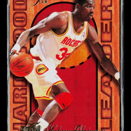 1995 Flair Hardwood Leader Hakeem Olajuwon #10 of 27