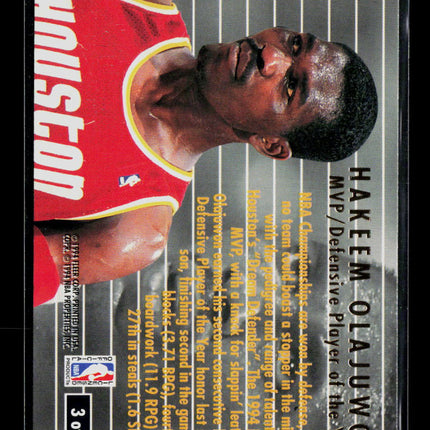 1994 Fleer Ultra NBA Award Winner Hakeem Olajuwon #3