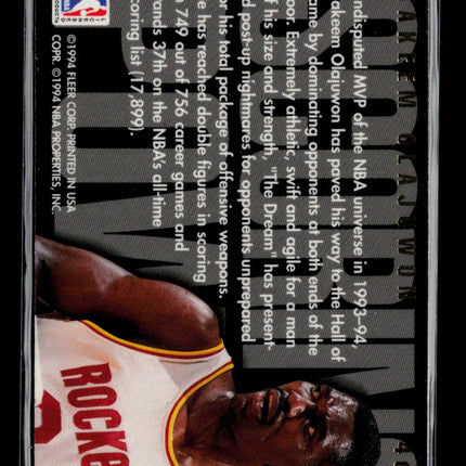 1994 Fleer Scoring Power Hakeem Olajuwon #4 of 10