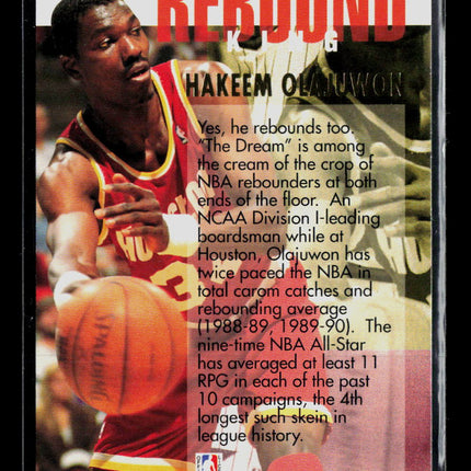 1995 Fleer Ultra Rebound King Hakeem Olajuwon #6 of 10