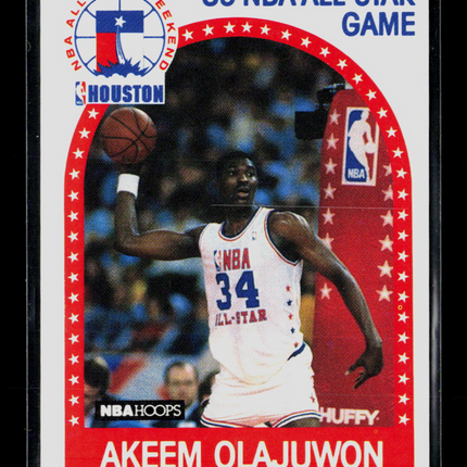 1989 NBA Hoops Hakeem Olajuwon Akeem Olajuwon #178