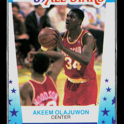 1988 Fleer All-Stars Stickers Akeem Olajuwon #2