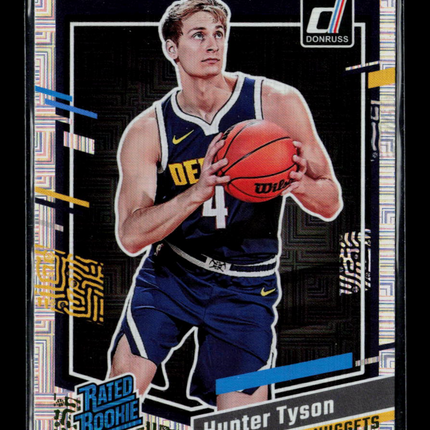 2023 Donruss Hunter Tyson #201 Laser
