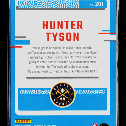 2023 Donruss Hunter Tyson #201 Laser