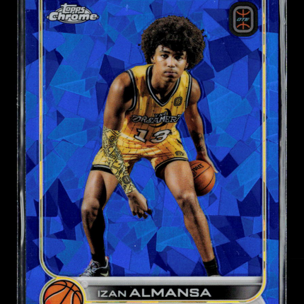 2024 Topps Chrome Overtime Elite Izan Almansa #64 Blue Sapphire