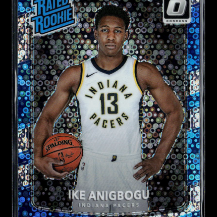 2018 Donruss Optic Ike Anigbogu #176 Blue Checkerboard