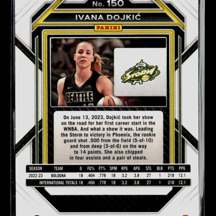 2023 Panini Prizm Ivana Dojkić #150 RC