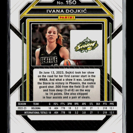 2023 Panini WNBA Prizm Basketball Ivana Dojkić #150 RC