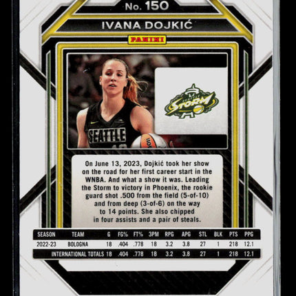 2023 Panini Prizm WNBA Ivana Dojkić #150 RC
